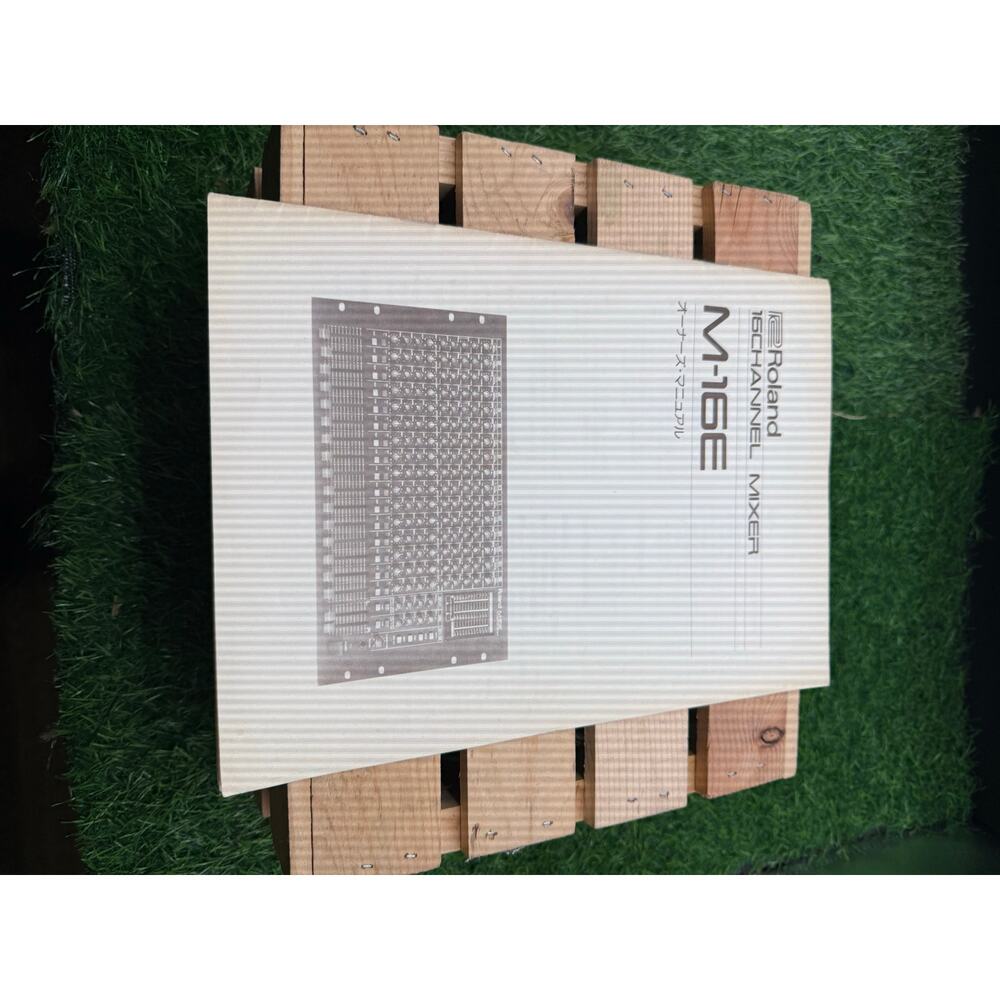 Roland M-16E 16-Channel Mixer Owner’s Manual